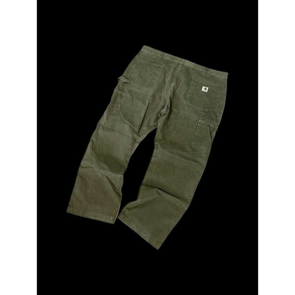 Carhartt B324 ARG‎ Relaxed Fit Pants Mens 42x30 Green Workwear Y2K 90's